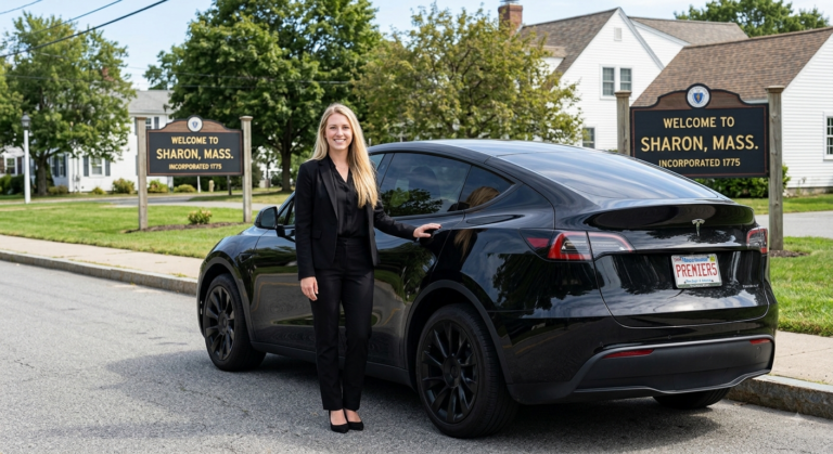 Black Car Service Sharon MA to Boston Logan AirPort